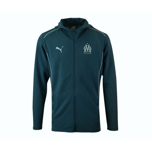 Veste à Capuche Casual OM Bleu Ocean