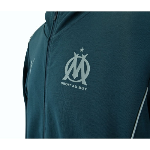 Veste à Capuche Casual OM Bleu Ocean