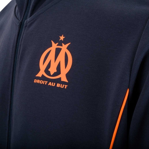 Veste A Capuche Casual OM Bleu/Orange