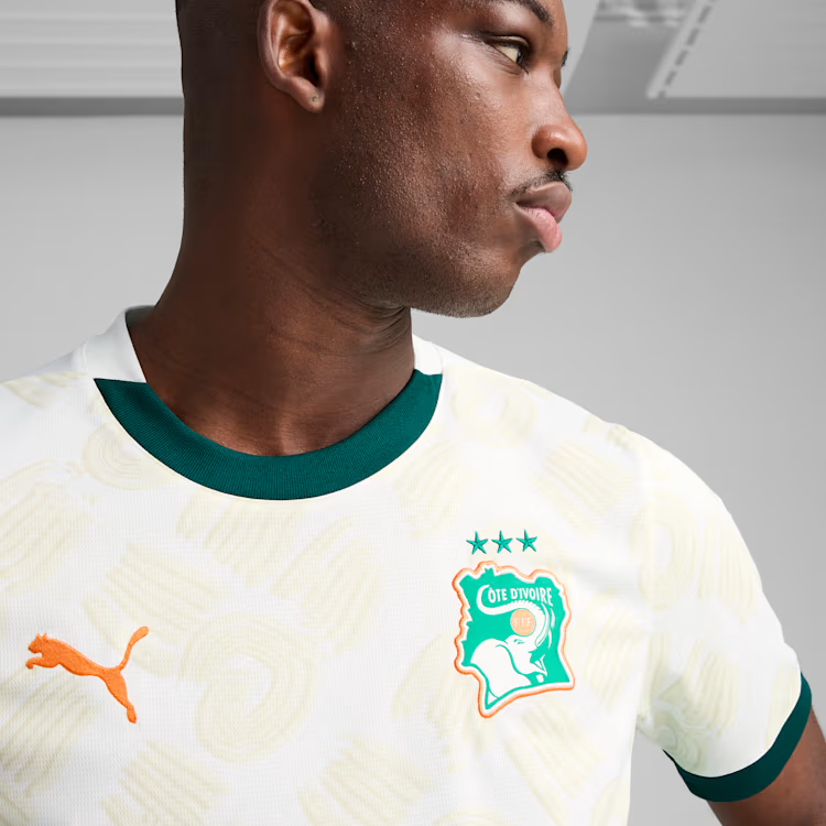 Maillot Côte d’Ivoire 2025 Extérieur Homme