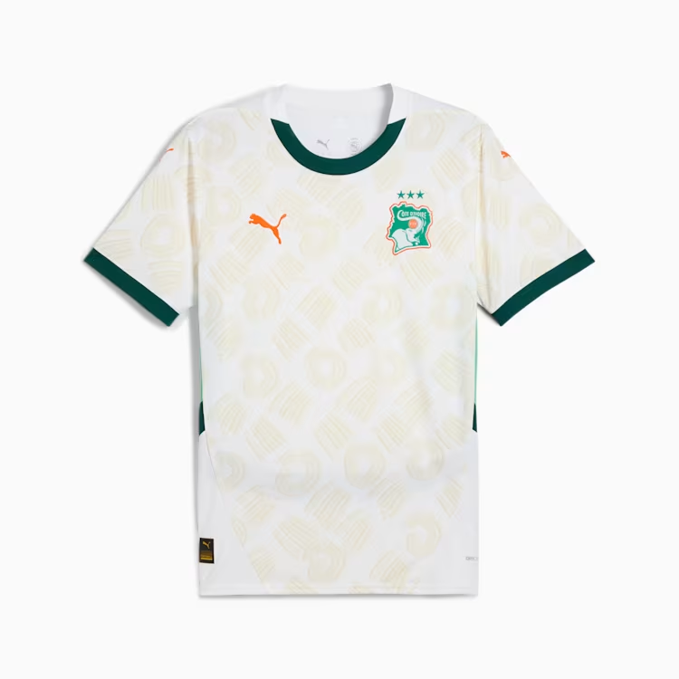 Maillot Côte d’Ivoire 2025 Extérieur Homme