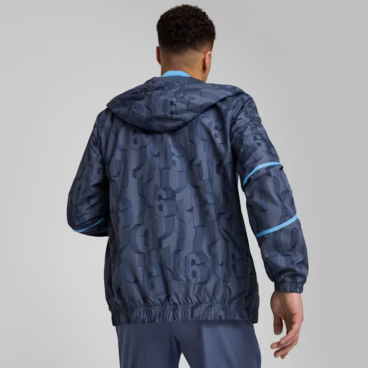 Veste d’avant match tissée Manchester City Homme