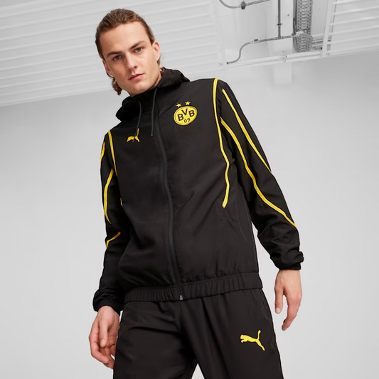 Veste tissé d’avant-match Borussia Dortmund Homme