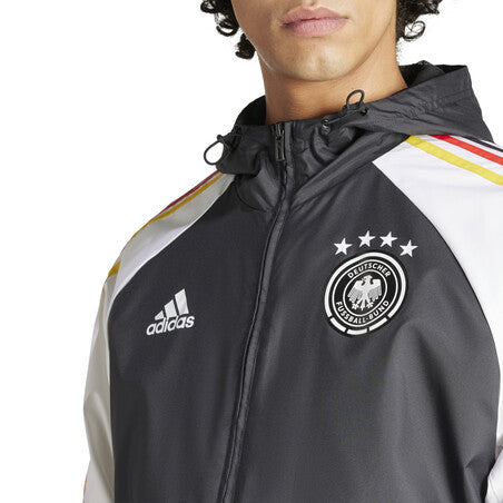 Veste d’avant match tissée Allemagne Homme 2024