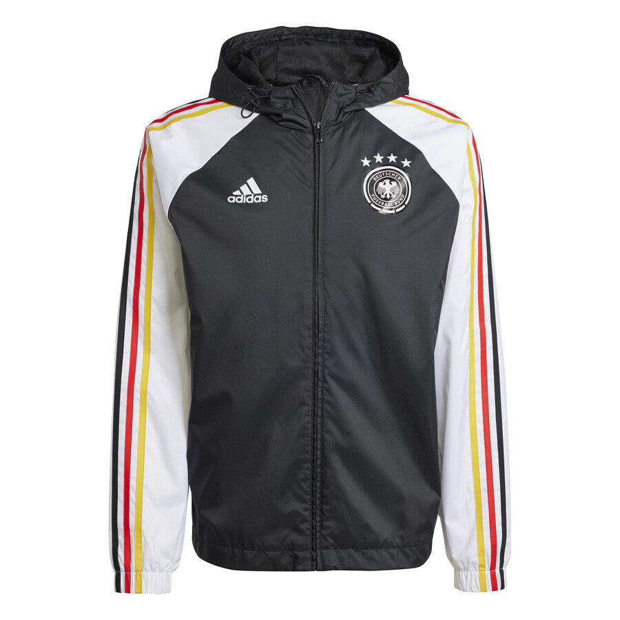 Veste d’avant match tissée Allemagne Homme 2024