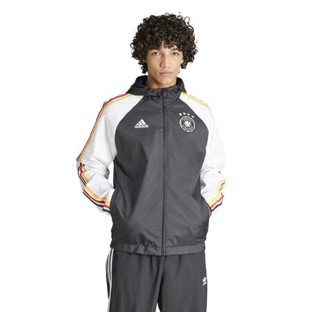 Veste d’avant match tissée Allemagne Homme 2024