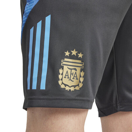 Short Training Argentine Gris/Bleu Homme 2024/25
