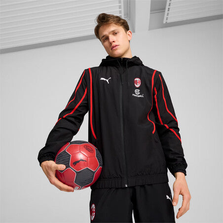 Veste tissée d'avant-match AC Milan Homme