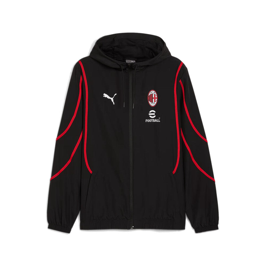 Veste tissée d'avant-match AC Milan Homme