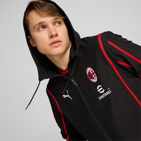 Veste tissée d'avant-match AC Milan Homme